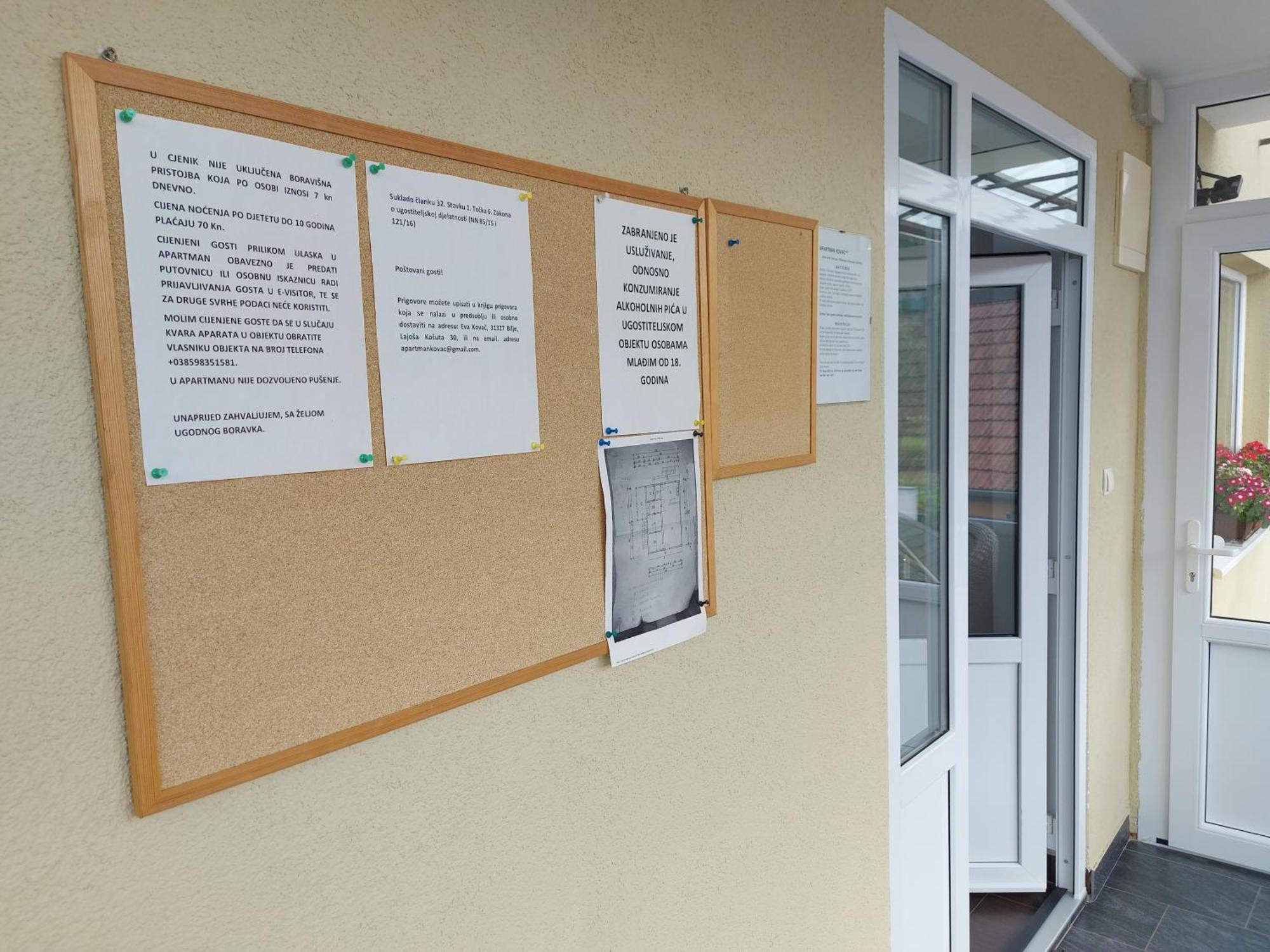 Apartman Kovac-Bilje Værelse billede